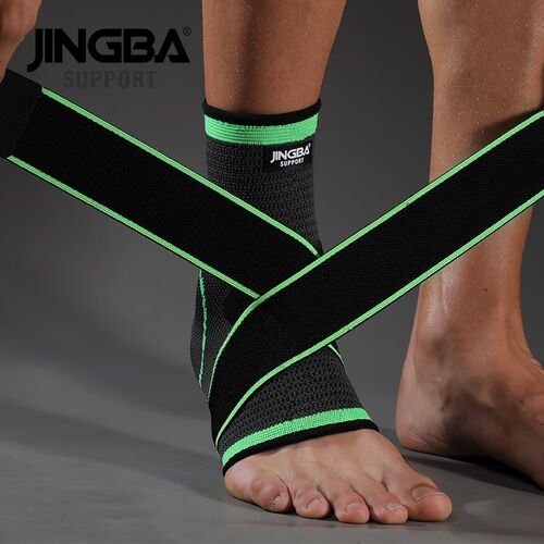 JINGBA SUPPORT 1PCS Nylon Bandage Football Ankle support pr