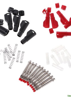 10 Pcs 4mm Male Retractable Sheath Stackable Banana Plug Wir