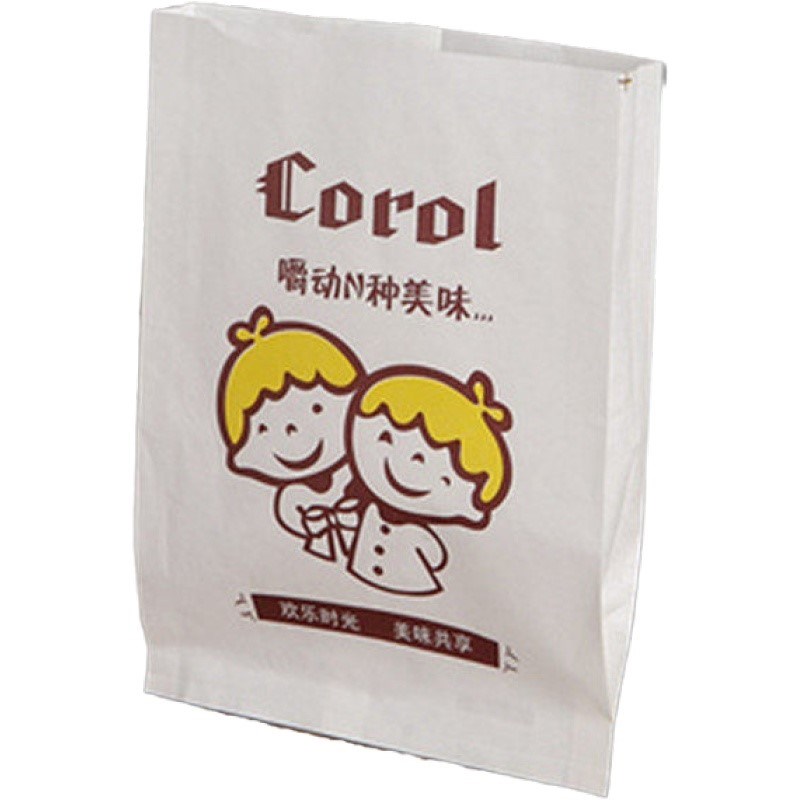 Grab cake bag oil proof paper bag snack French fries chicken
