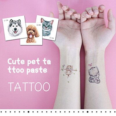 New Waterproof Children's Animal Tattoo Stickers Toys Tempor