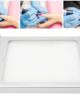 48W Embedded Nail Dust Collector Filter Desktop Nail Art Va