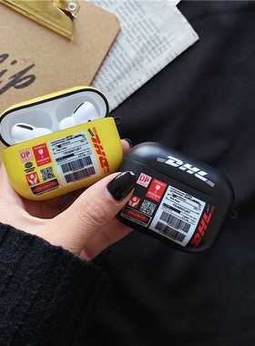 Express DHL Label Barcode Soft Case for Apple Airpods 3 Pro