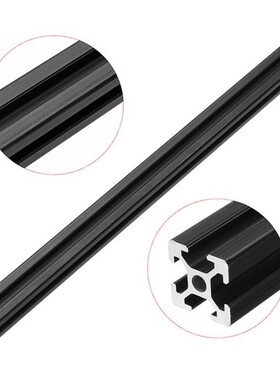 700mm Length Black 2020 T-Slot Aluminum Profiles Extrusion F