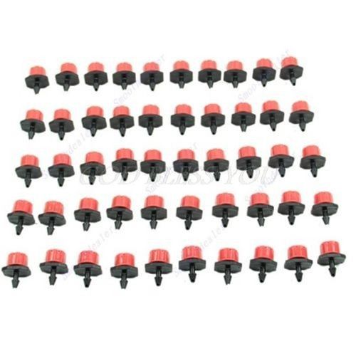 5pcs Plastic Micro Flow Dripper Drip Head 1/4 Inch Hose Gard