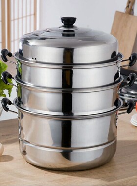 Double bers steamer soup stew pot  kitchen cookware Stainles