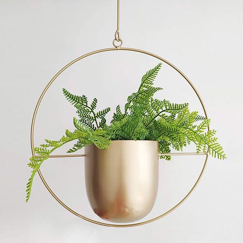 1Pcs Metal Hanging Pot Plant Hanger Chain Hanging Planter Ba
