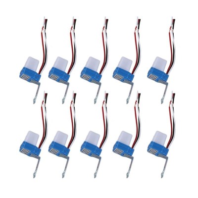 10Pcs Auto On Off Photocell Street Light Photoswitch Sensor