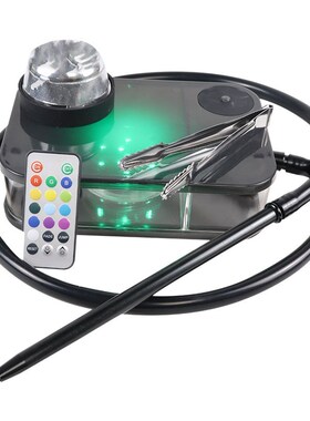 Hookah Set With LED Light Nargile Sheesha Narguile Chicha C