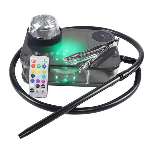 Hookah Set With LED Light Nargile Sheesha Narguile Chicha C
