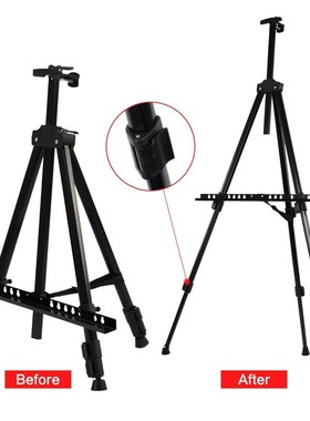 Easel Stand, Artist Easels for Display, Aluminum Metal Tripo