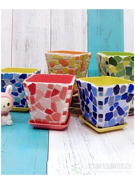100g 50 Mixed Color DIY Ceramic Mosaic Tiles Ceramic Irregul