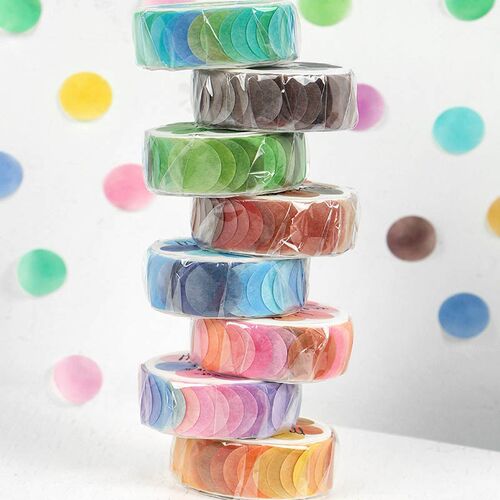 1Roll Fruit Style Tape Photo Scrapbooking Decor Multi-Color