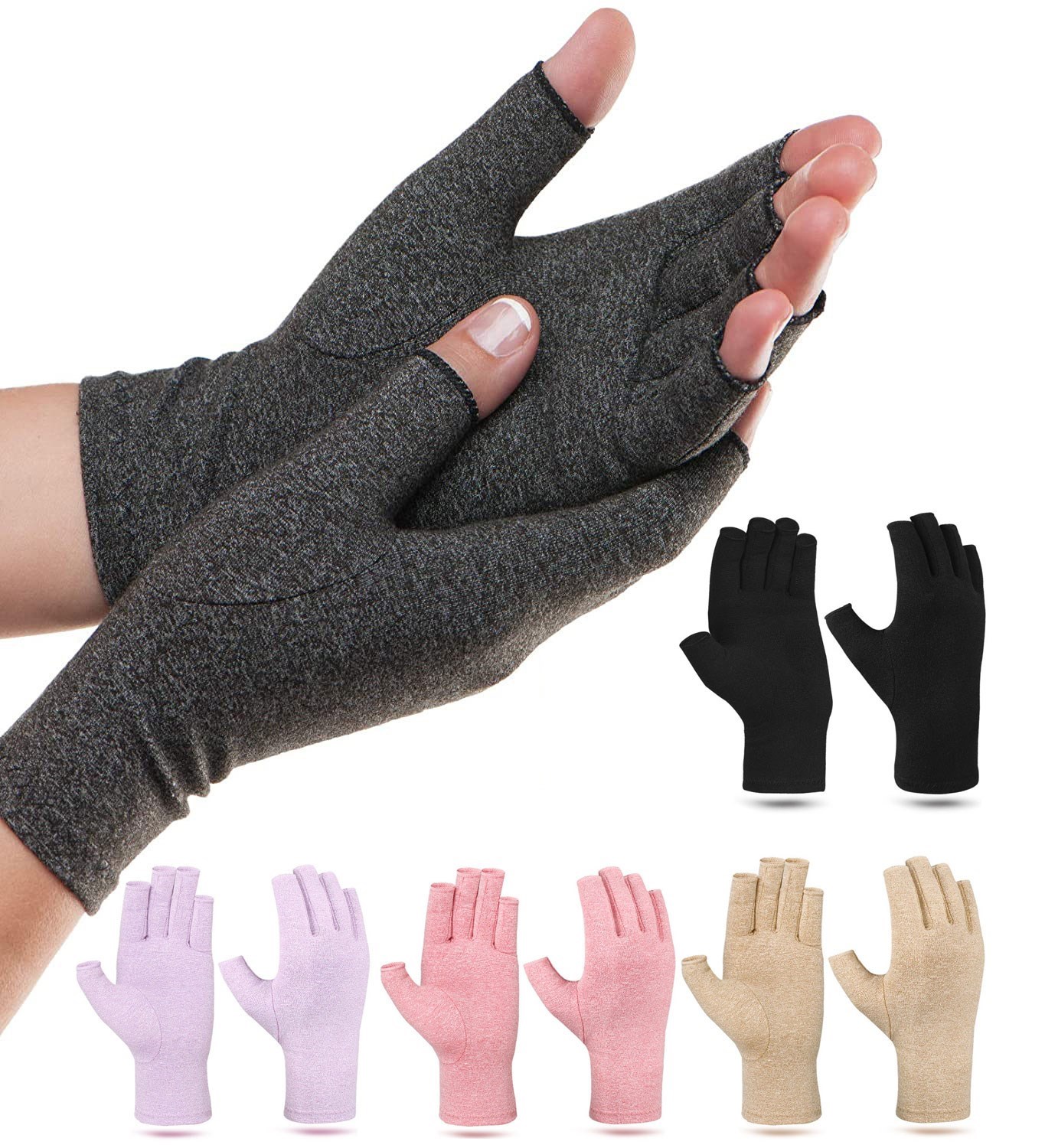 1 Pairs Arthritis Gloves Touch Screen Gloves Anti Arthritis