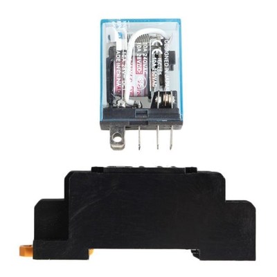 Relay LY2NJ AC 220V 10A With 8 Pin + Socket Base Electrical