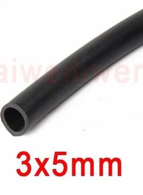 3mm id 5mm od viton tube Fluorine rubber hose FKM FPM fluoro