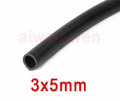 3mm id 5mm od viton tube Fluorine rubber hose FKM FPM fluoro