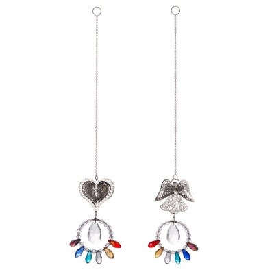 Crystal Guardian Angel Window Sun Catcher  Car Charm 适用于