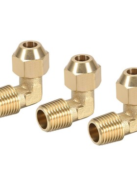 Brass Compression Tube Fitting 90 Degree Elbow G1/4 Male x 6