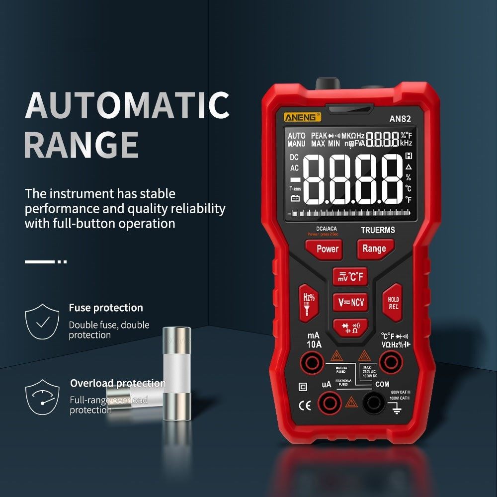 ANENG AN82 Multi-functional NCV Digital Multimeter Handheld图片