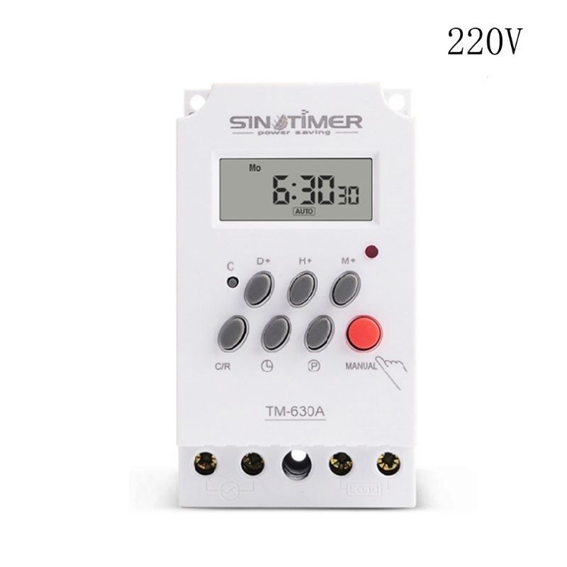 Mini Timer Switch Time Relay 12V 220V DC Input 7 Days Progra