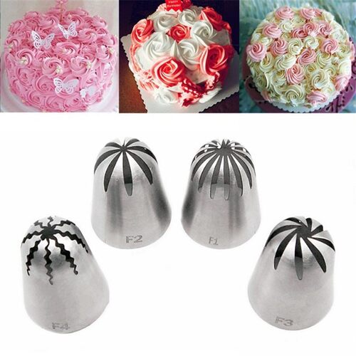 Large Cream Russian Nozzle Pastry Stainless Steel Icing Pipi