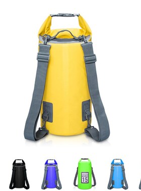PVC Waterproof Backpack Kayak Pouch Outdoor Trekking Shoulde