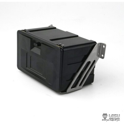 LESU Metal Toolbox 93MM for 1/14 RC TAMIYA MAN Tractor Truck