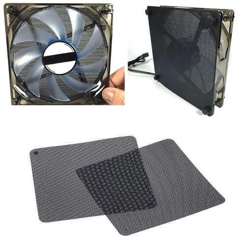 2pcs 12cm Dust Proof Net Computer Case Fan Cooler Filter Dus