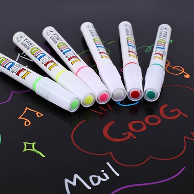 12 Colors set Liquid Chalk Marker Pens for School Art Paint