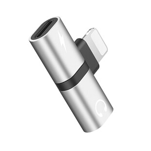2 in 1 Headphone Adapter iPhone 7 8 X Xs Max 11 Audio Phone
