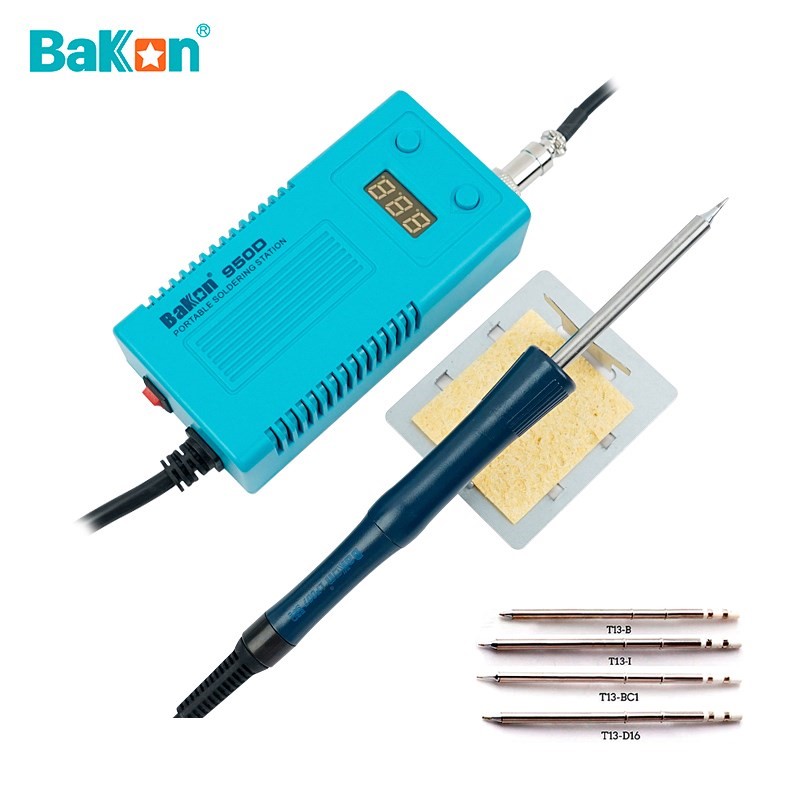 BAKON 950D Portable Soldering Station 75W Temperature Adjus