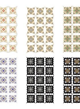 15 pcs Self Adhesive Ceramic tile stickers Waterproof Wall S