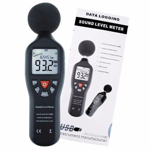 Professional Compact Sound Level Meter with Data Record Func