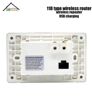 HESSWAY 118 standard hotels in the wall panel AP wireless ro
