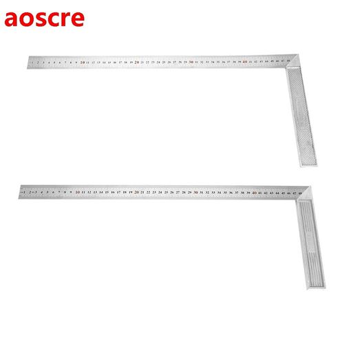 50cm19 7in Aluminum Alloy 90Degree Straight Edge Straightedg