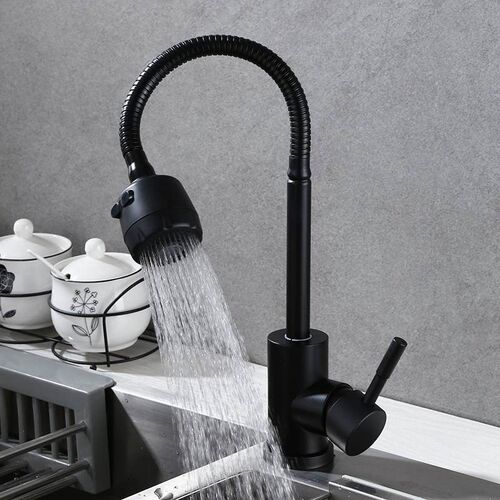 Stainless Steel Kitchen Faucet 360 Degree Swivel Flexible Ho