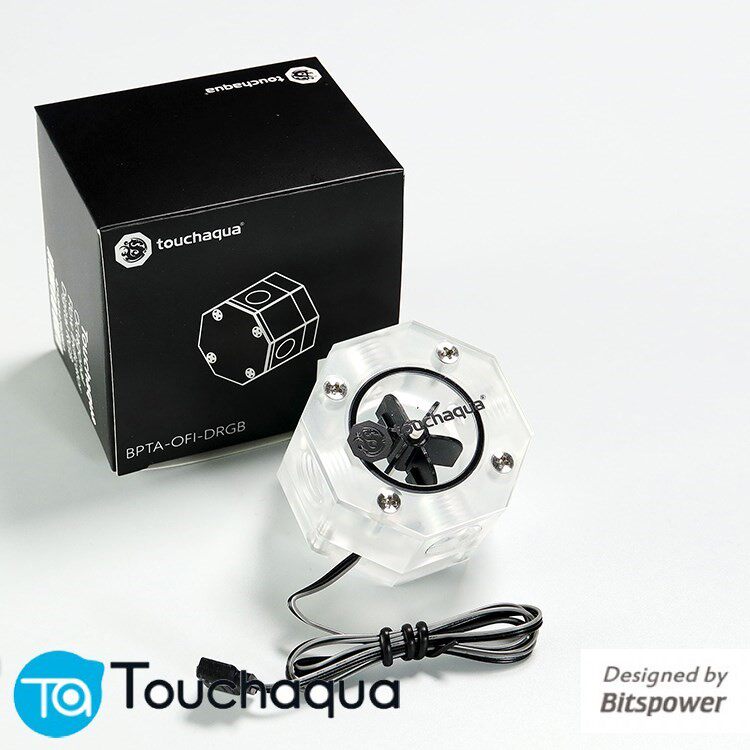 Bitspower  Octagon Water Flow Indicator +5V 3PIN DRGB G1/4 F