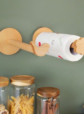 Wall-Mounted Paper Towel Holder Kitchen Wipes Arrangement Sh