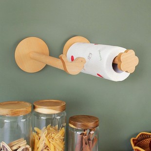 Wall-Mounted Paper Towel Holder Kitchen Wipes Arrangement Sh