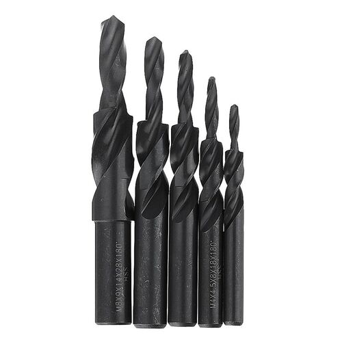 M3-12 90/180 Degree HSS-6542 Twist Step Drill Bit Two Stage