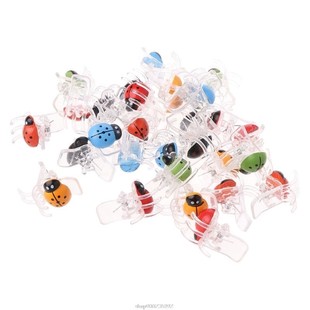 30 Pcs Orchid Clips Ladybug Plant Clips KINGLAKE Garden Supp