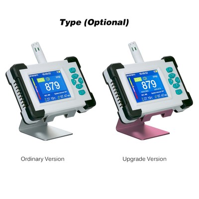 Carbon Dioxide Detector with Rechargeable Battery CO2 Meter