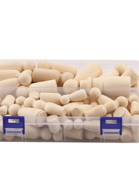 55pack Blank Wood Peg Doll Tiny Wooden People DIY Painting W