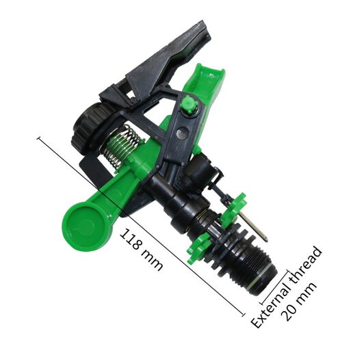 360 Angle Rotating Sprinkler with 1/2 Inch male thread Agric