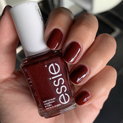 ESSIE指甲油bordeaux波多尔深酒红车厘子12姨妈红牛血红显白快干