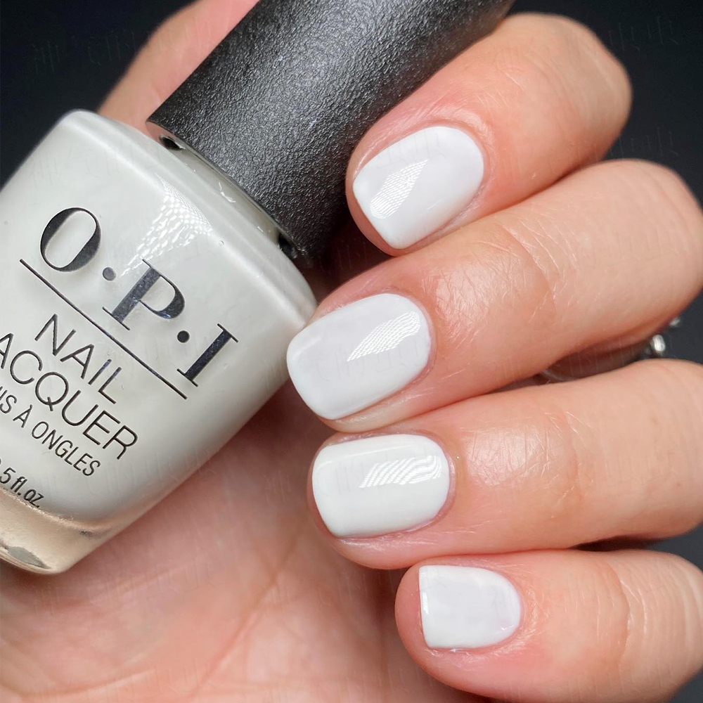 opi指甲油h22冰透乳白色透明色果冻裸色肉色嬛嬛色不可剥免烤女