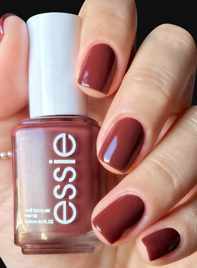 essie指甲油26年秋冬615焦糖色巧克力色棕色指甲油boho rodeo免烤