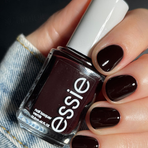essie指甲油车厘子249黑樱桃酒红