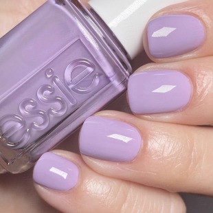 essie指甲油香芋奶油紫色lilacism薰衣草705粉紫色显白免烤