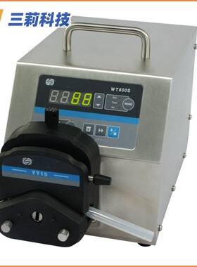 雷弗BT600S调速型蠕动泵 YT15泵头 大扭矩简易分装四通道蠕动泵